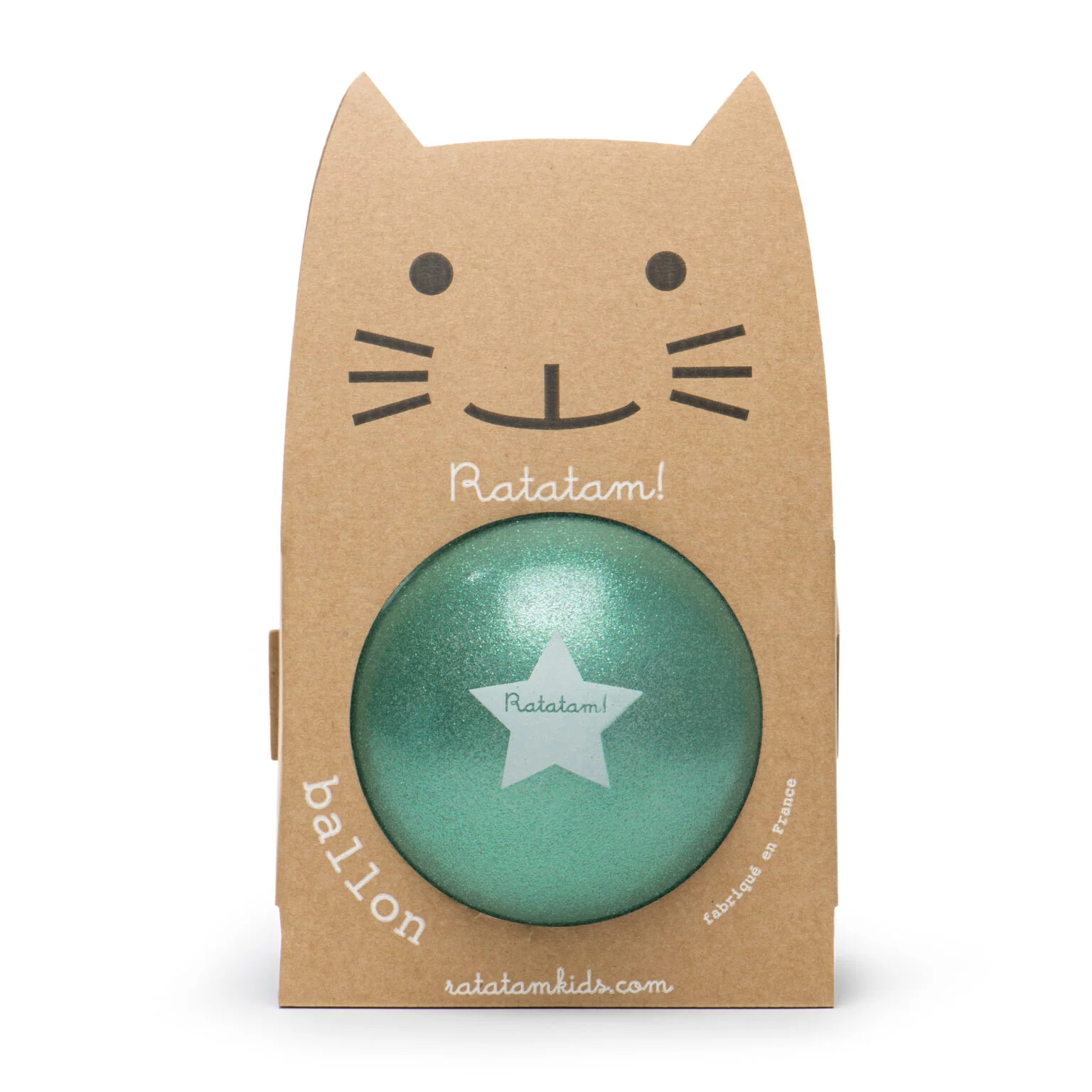 Le Ballon paillette - Chat vert