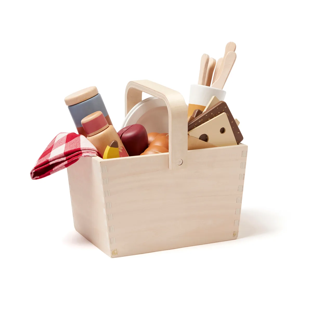 Panier de pique nique en bois – Image 3
