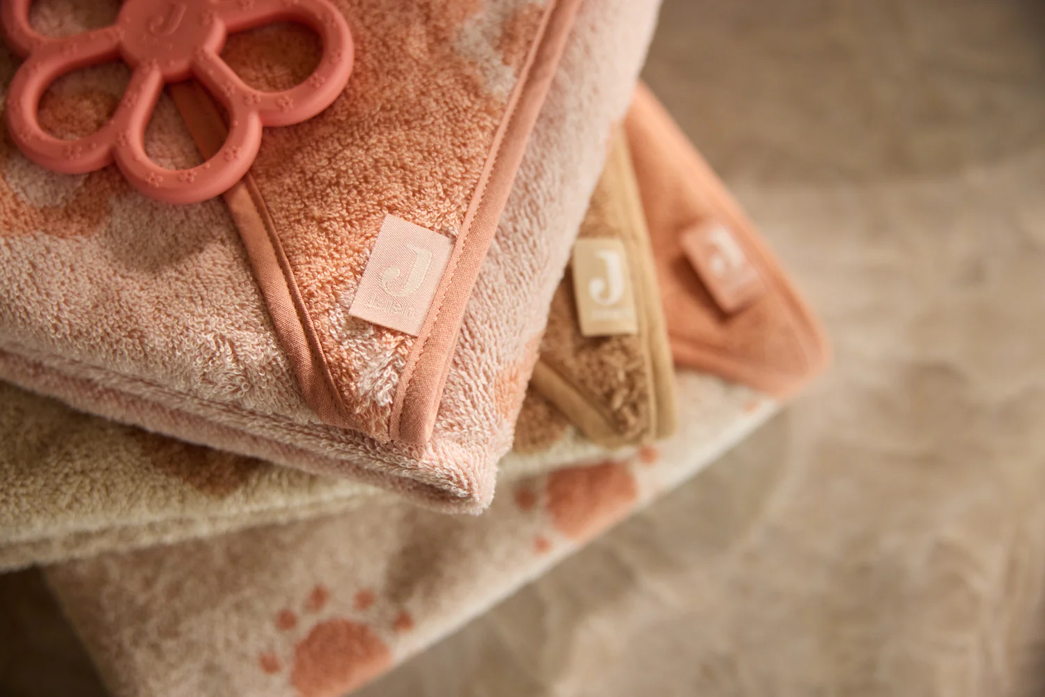 Cape de Bain Éponge - Jacquard Blush – Image 3