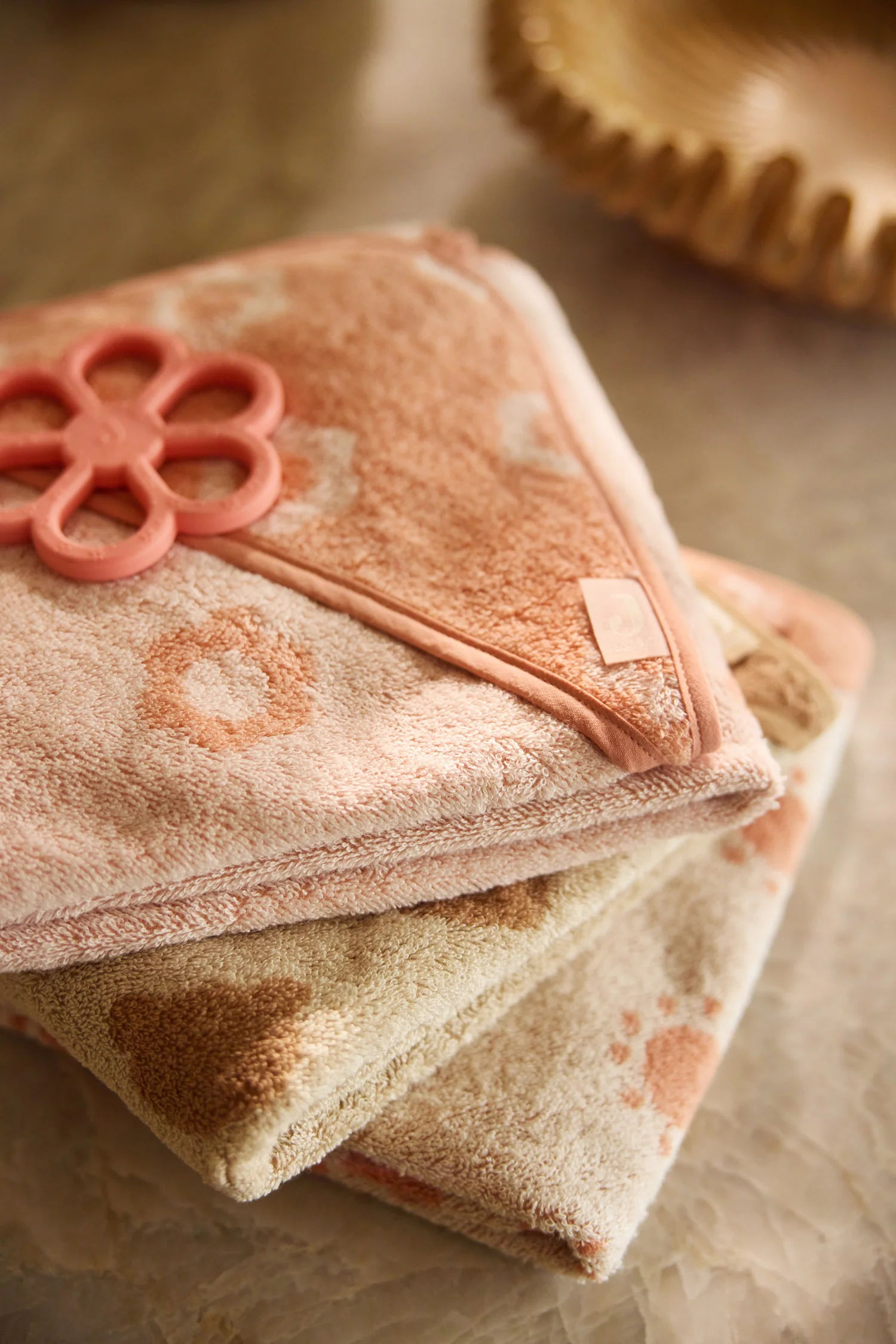 Cape de Bain Éponge - Jacquard Blush – Image 2