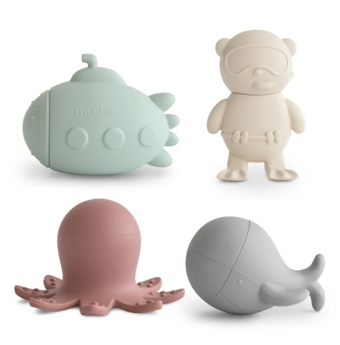 Lot de 4 jouets de bain Sealife