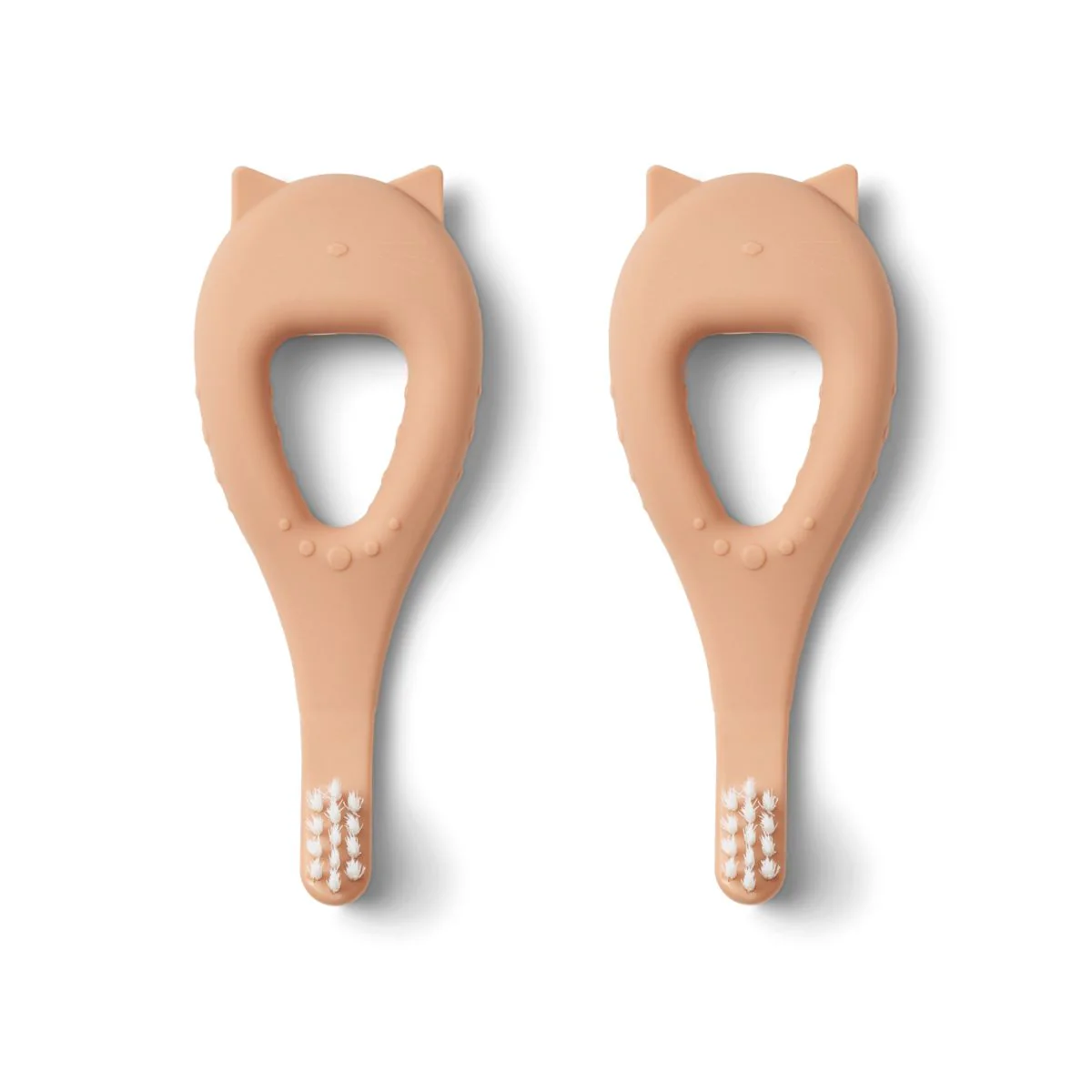 Lot de 2 brosses à dent Jannelle - Couleur rose toscane