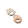 Lot de 2 anneaux de dentition rafraîchissants Rita éléphant - Rose
