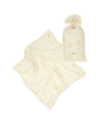 Lange en double gaze de coton lavé Wabi-Sabi - Brown hoshi birds