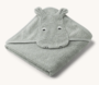 Cape de bain Albert - Hippo colombe bleu